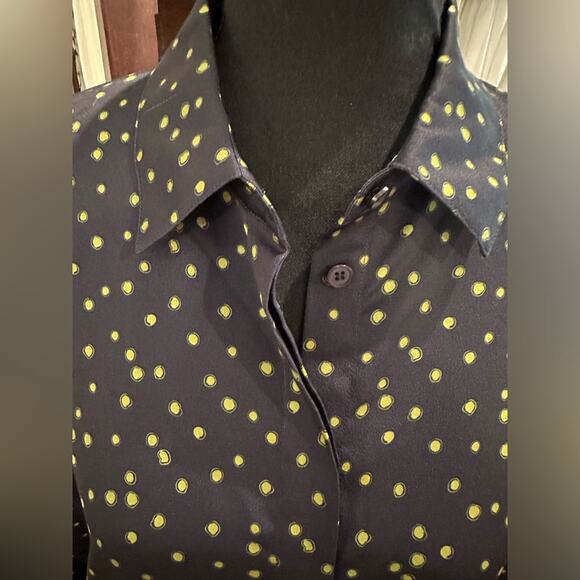 Lafayette 148 New York Scottie Painterly Dots
Charmeuse Blouse - Picture 3 of 10